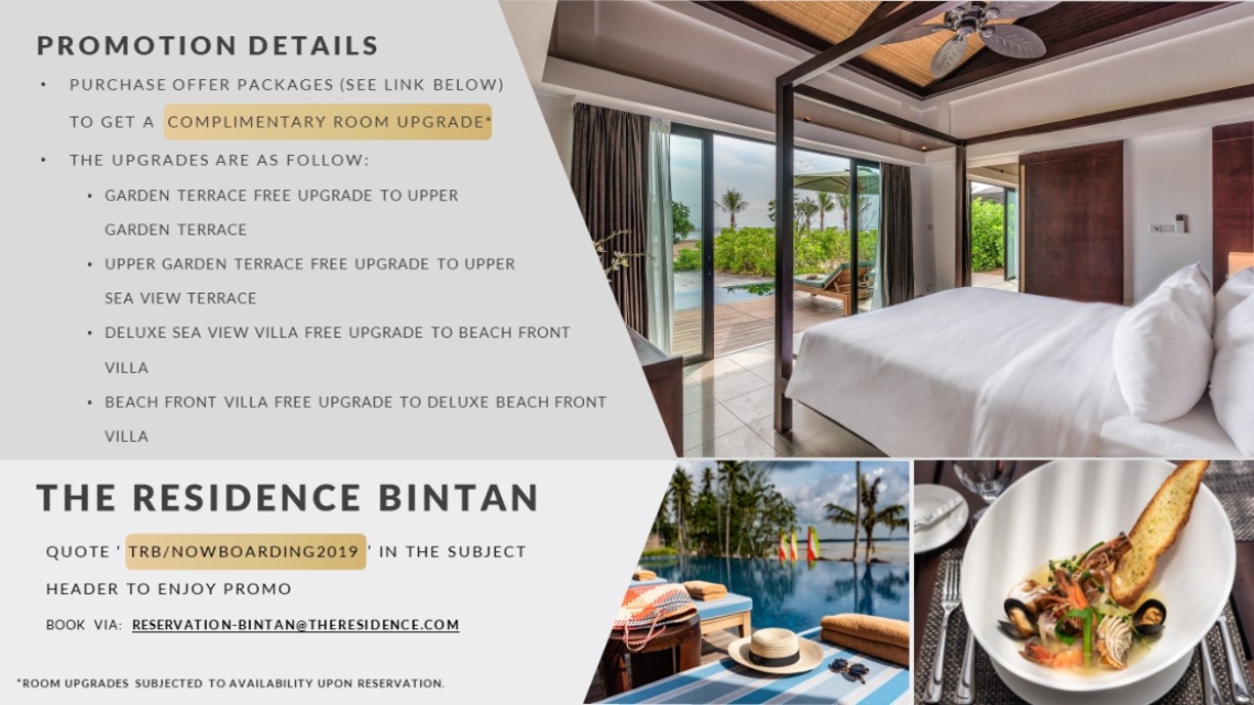 The Residence Bintan promotion